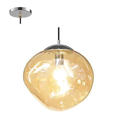 RADIANT Glass Pendant - 1 Light Amber - PRT0023-- / RP329