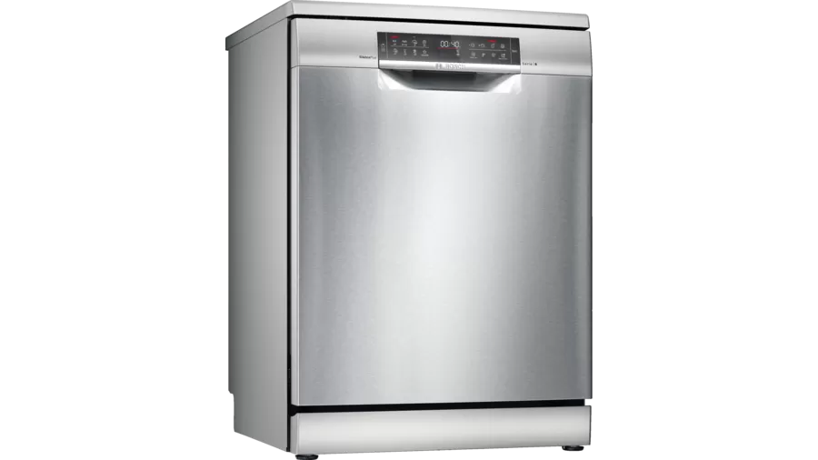 Bosch Series 4 Freestanding Dishwasher 60 cm Silver-inox SMS45N100T