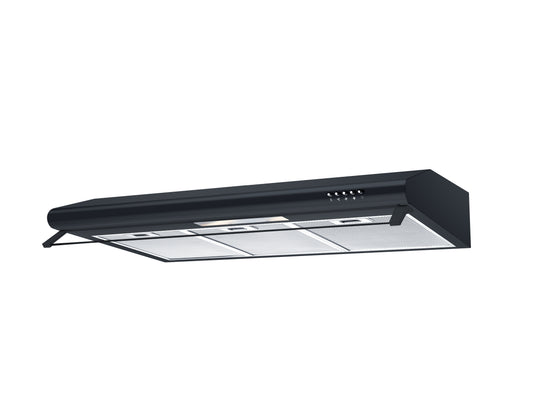 Falco 90CM  Built-in Extractor Hood Black AR-90-903BL