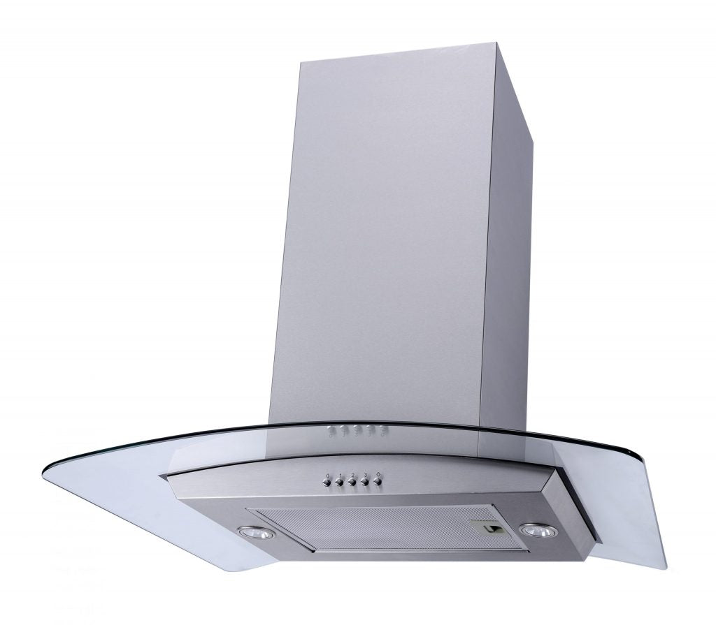 FALCO 60CM FAL-60-IS60A ISLAND Curved GLASS EXTRACTOR