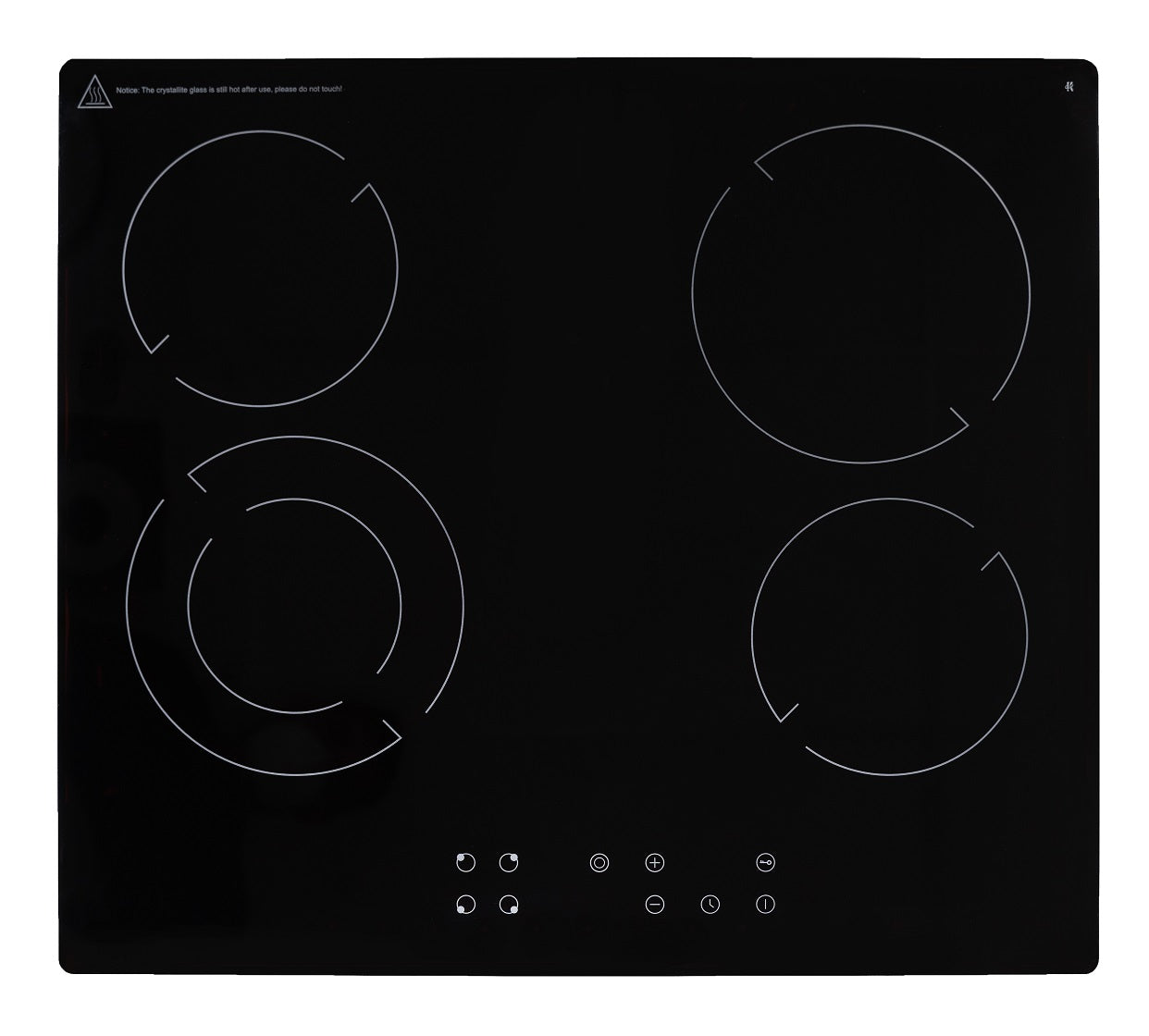 FALCO 60CM Stainless Steel Ceramic Gas Hob - FAL-SSCH-60