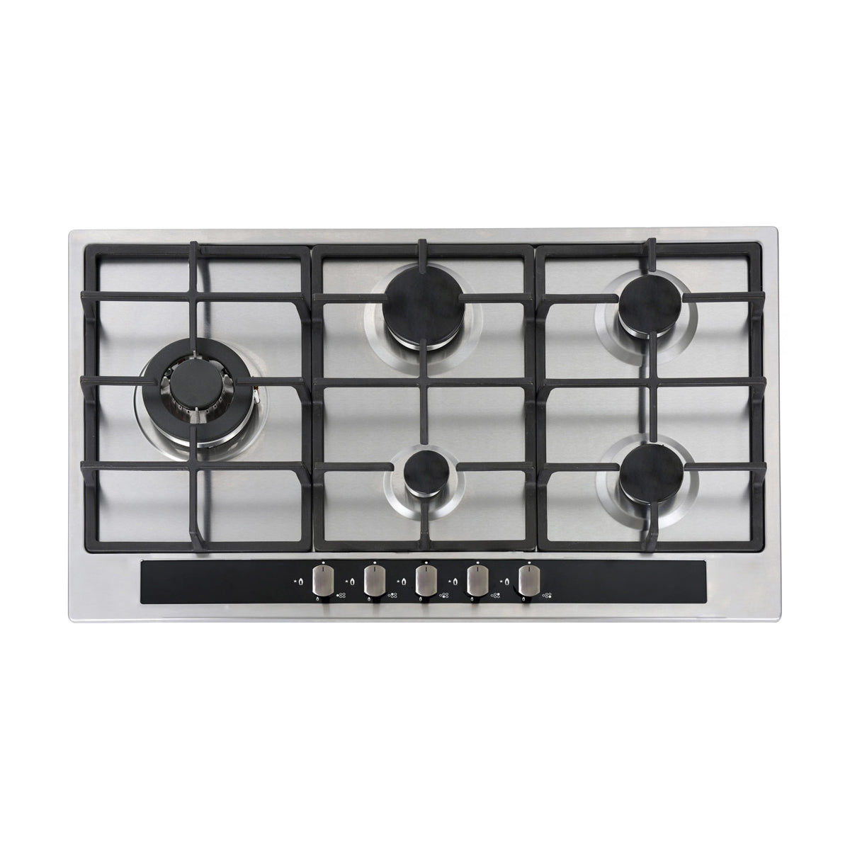 FALCO 5 Plate 90CM Stainless Steel Gas Hob - FAL-SSGH-90