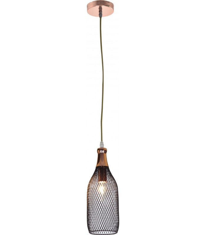 Radiant RP292 / PF202 E27MBLK /CP - Pendant 230v - Metal Shade 110mm - Artisans Trade Depot