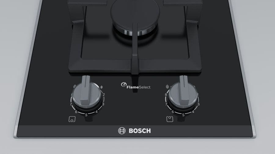Bosch 30cm 2 Burner  Gas Hob  - Glass Top - Serie 6- PSB3A6B20Z