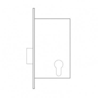QS Stainless steel deadbolt, 55mm backset, 60mm centre-QS6055/4 - Artisans Trade Depot