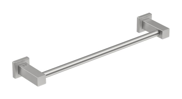 8570 Single Towel Rail - Polished - Stainless Steel - Bathroom Butler